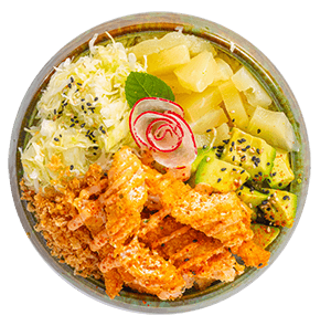 Poké Saumon Tempura